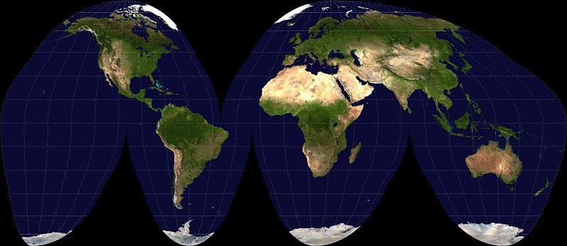 Goode Homolosine
      Projection